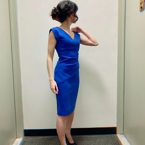 Blue Diane Von Furstenberg Sheath Dress